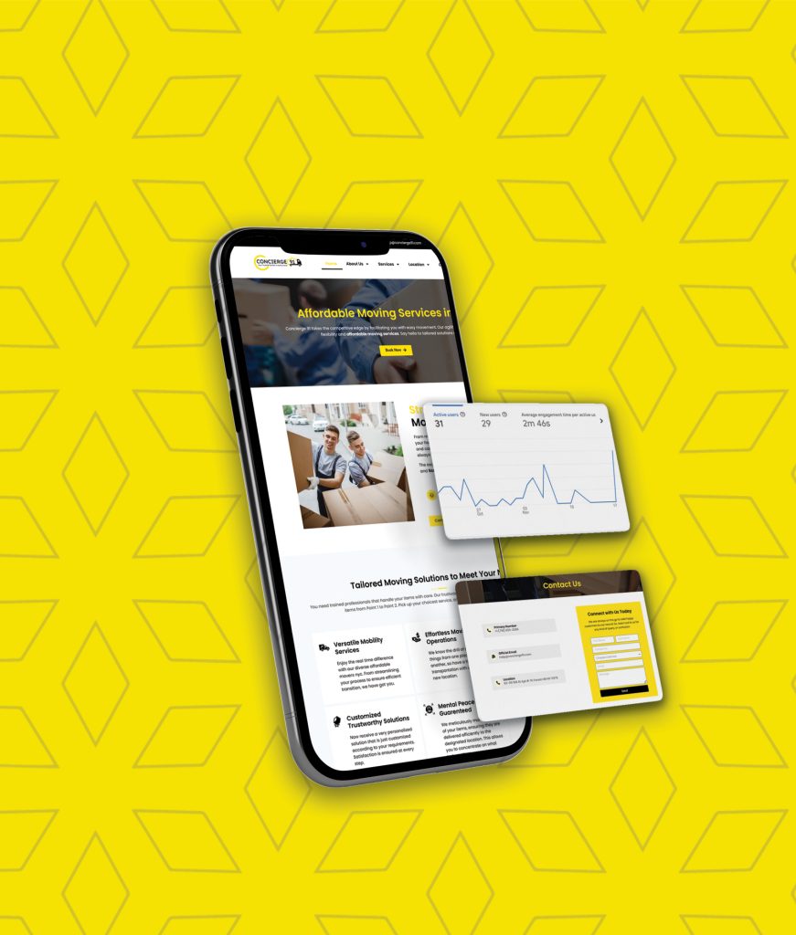 Concierge91 - Mobile Mockup
